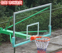 Standard rebounds tempered glass basketball board hanging arm hanging basketball rack backboard basketball rack accessories hoop tie rod