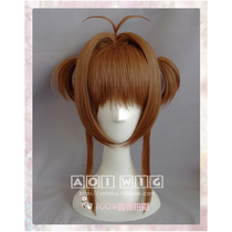 AOI multi color selection magic card girl Sakura small cherry wooden Cherry shape cosplay wig