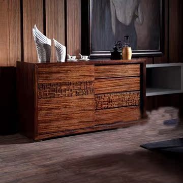 naat楷模大普拿铁家具正品t18百醇餐边柜简约现代胡桃木储物橱柜