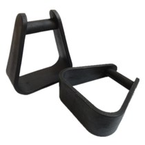 Special black plastic stirrup Childrens horse pedal Childrens saddle pedal harness supplies