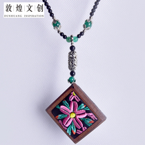  Dunhuang cultural and Creative Cultural and creative products Lop linen sweater chain Dunhuang tourism souvenirs