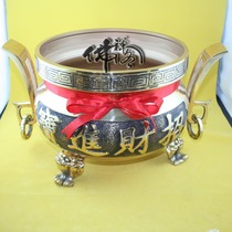 Pure copper extra-large boutique furnace pure copper incense burner for Temple use outdoor large incense burner