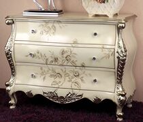 European entrance decoration cabinet American entrance entrance cabinet Neoclassical fashion painted cabinet Solid wood decorative storage bucket cabinet