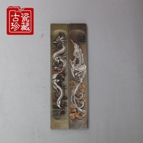 Four Treasures of the study yellow tong zhen chi paperweight pressure-bar pure tong zhen chi gifts Phoenix figure paper weight pressure-bar