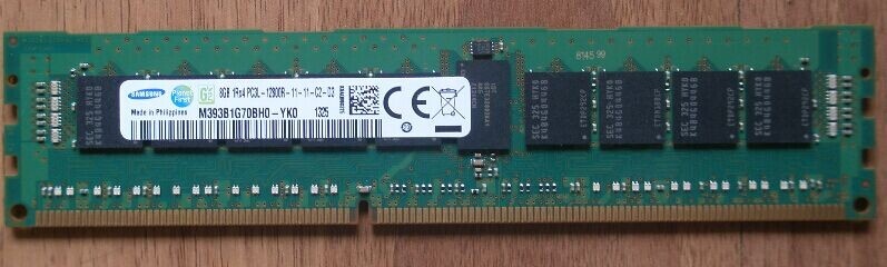 Samsung original 8GB 2RX4 PC3L-12800R server memory 8G DDR3 1600 ECC REG