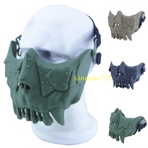 Factory direct outdoor cs field chiefs mask Halloween tricky desert Corps half face mask