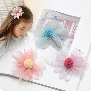 朝气童年宝宝发夹头饰公主小童女童头花饰品韩式儿童发卡发饰边夹