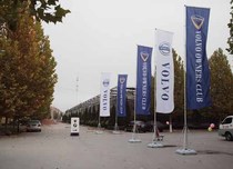 Wholesale 5 meters 7 meters 3 meters water injection flagpole outdoor advertising water injection telescopic flagpole Road flag beach flag colorful flag