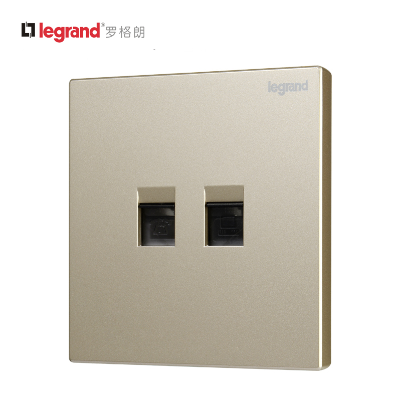 TCL Legrand switch socket Yijing standard Milan gold computer telephone network voice socket concealed type 86