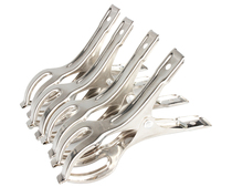  Hongxin stainless steel windproof clip 5 pcs large clip clothes rack windproof clip drying hanger clip