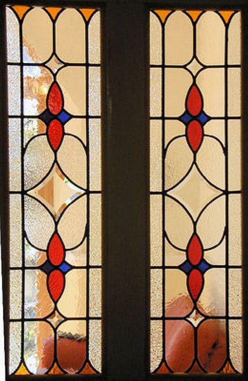 European and American stained glass/mosaic glass/wood door glass core/art glass/cabinet wine cabinet door glass