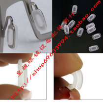 (Real view) Glasses Accessories Merchants Line Rectangular Card Frosted Nose plug-in Imports Silicone Nose Tote