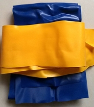 PVC repair sheet yellow blue inflatable boat tent inflatable product leak repair sheet repair size can be set
