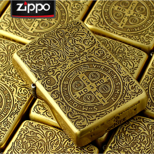 原装正品zippo打火机 康斯坦丁恶灵挽歌 加厚纯铜盔甲版 限量包邮