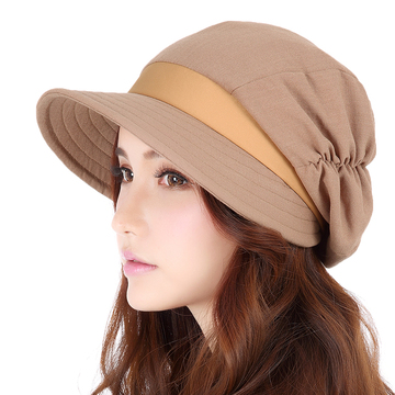 f0f夏天z气球鸭舌帽弯檐帽休闲遮阳棒球帽子女