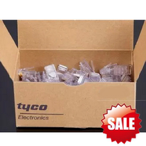 RJ45 network crystal head kraft paper boxed with five types of non-shielded 8-core network wire connector 100 boxes