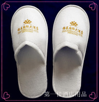 Hotel room disposable supplies wholesale hotel disposable slippers plush slippers plush slippers