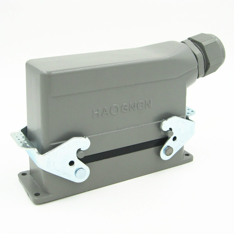 HAOGNCN HDC-HE-024-1 Heavy Load Connector 24 Core 16A Rectangular Connector Hot Runner Plug