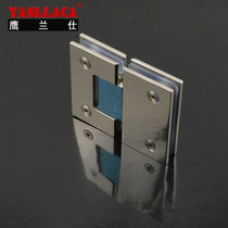 Solid stainless steel bathroom clip glass clip glass hinge glass hinge 180 degree light bathroom clip