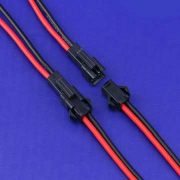 led天花灯筒灯射灯灯带smp端子对插线 sm-2p电源公母插头连接电线