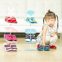 Baby shoe rack cartoon animal Three-dimensional childrens shoe rack floor shoes storage cute children birthday gifts
