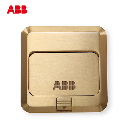 Swiss ABB Ground Socket Two-digit Telephone Computer All-copper Floor Socket AS536