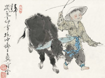 Art micro-spray Fan Zeng Gui 40x30cm