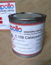 British APOLLO APOLLO screen printing ink Glass metal nylon ink C108 Lemon yellow contains 13% tax