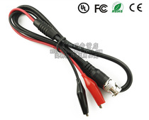 BNC revolution double clip test line Oscilloscope cable Q9 revolution double alligator clip monitoring accessories power cord