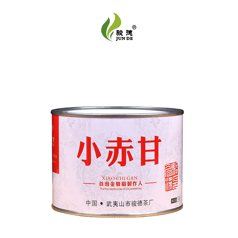 Junde Tea Industry Wuyishan Black Tea, Tongmuguan Zhengshan Race Xiaochigan 50g Canned