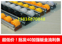 40 reinforced sheet metal flow strip galvanized steel strip shelf pulley unloading 40*33 wheel diameter 32