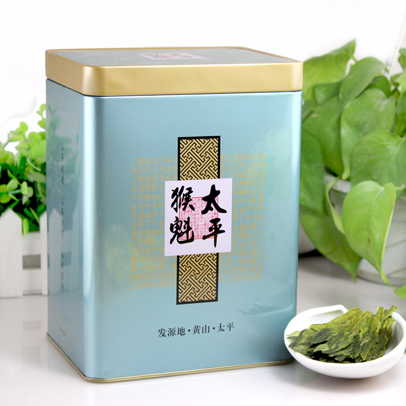 2019 New Tea Huiyou Taiping Monkey Queen Tea Monkey Queen Green Tea 250g Canned Baggage