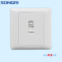 Shanghai Songday switch socket new 2000 series a four-cell phone voice socket RJ11 telephone plug