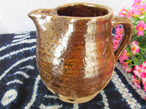 Yunnan Dali Bai ethnic hand-pulled embryo earth pottery pot firewood fired earth pottery pot original ecological glazed teapot jewelry