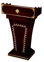 Solid Wood conference platform podium public table reception desk host desk presentation desk information desk report desk