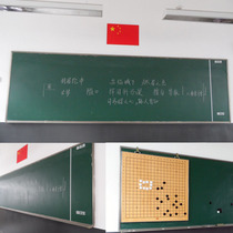 Magnetic green board blackboard board whiteboard hanging vertical teaching office message board drawing board can be customized double-sided green whiteboard