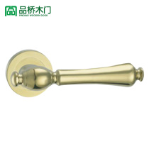 Product Bridge wooden door environmental protection silent T-type door hardware solid wood composite door lock modern simple fashion PQ6-01