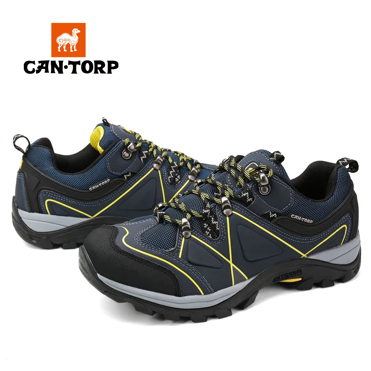 Cantorp Kentup Outdoor Climbing Shoes for Men in Spring and Autumn Shock Absorption Portable Outdoor Waterproof Tourist Hiking Shoes
