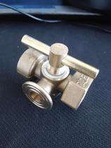 Thickened all-copper cork pressure gauge three-way valve dn15 four-point pressure gauge plug national