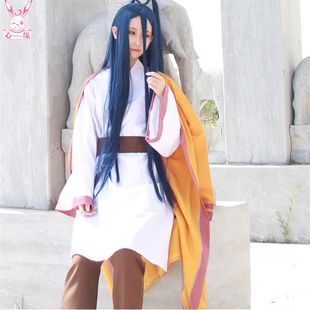 小さな仲人cos白越越前世東方岳越cosplジェイ服古代スタイル漢服靴かつらキツネ悪魔