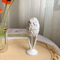 Like a flower jewelry box shape chic flower relief ceramic jewelry box ring bracelet storage box