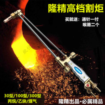 Propane gas cutting gun 100 type cutter liquefied gas cutting gun G01-30 stainless steel cutting torch straight head cutting torch