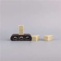 (Philosophical fasting) 2 * 2 * 4 Fang Zhangzhang Qingtian stone practice Zhangjinshi seal engraving seal imprinted stone seal material practice stone