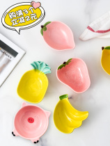 Home Ceramic Pet Cat Bowls Dog Bowls Kennel Cat Food Basin Kitty Snacks Bowl Cute Personality Cartoon Drinking Saucer
