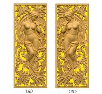 Sandstone Relief Figure Mural Hollowed-out Light Transmission Xuanguan Villa KTV Room Inside and outside Decorative Materials GRP Custom