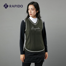RAPIDO Break Road Autumn and Winter Golf Series Printed Classic Sleeveless Sweater Vest