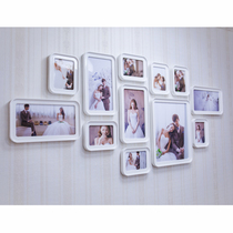 Combination background wall wash photo frame bedroom living room decoration wall pure white versatile environmental protection simple photo wall
