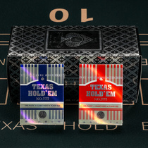 Cai Niu 777 Texas Holdem PVC plastic large double-sided frosted playing cards wear-resistant hand feel good a bag 12 pairs