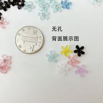 Non-porous 1 0CM resin patch with drill Handmade DIY small flower baby clothes and wind Hanfu nail art mobile phone shell accessories