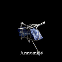 Annomite Ammonites brooch new retro temperament personality niche design branches 925 silver handmade tassel brooch